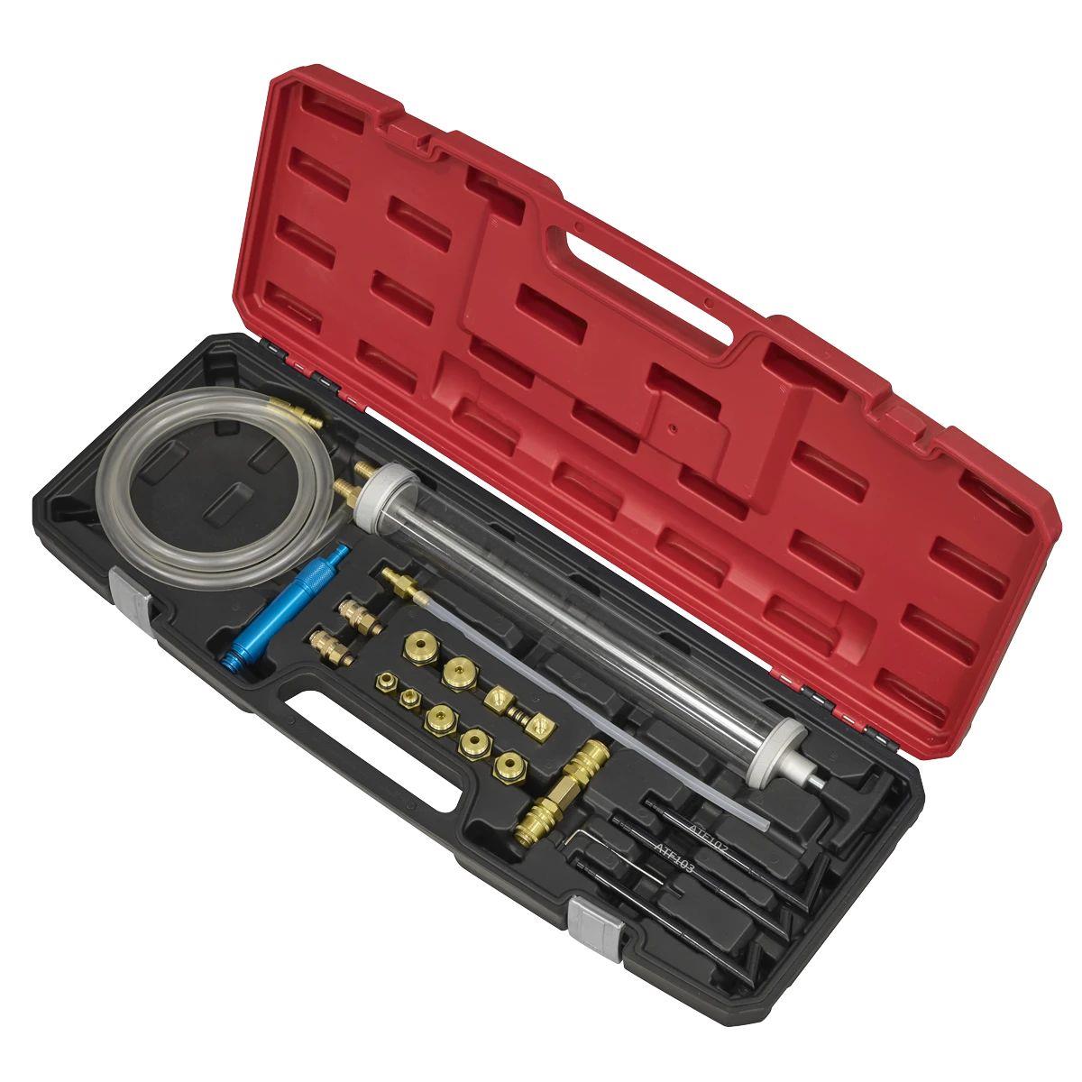 Sealey VS7095 Transmission Oil Refilling Pump & Adaptor Kit for VAG 18pc