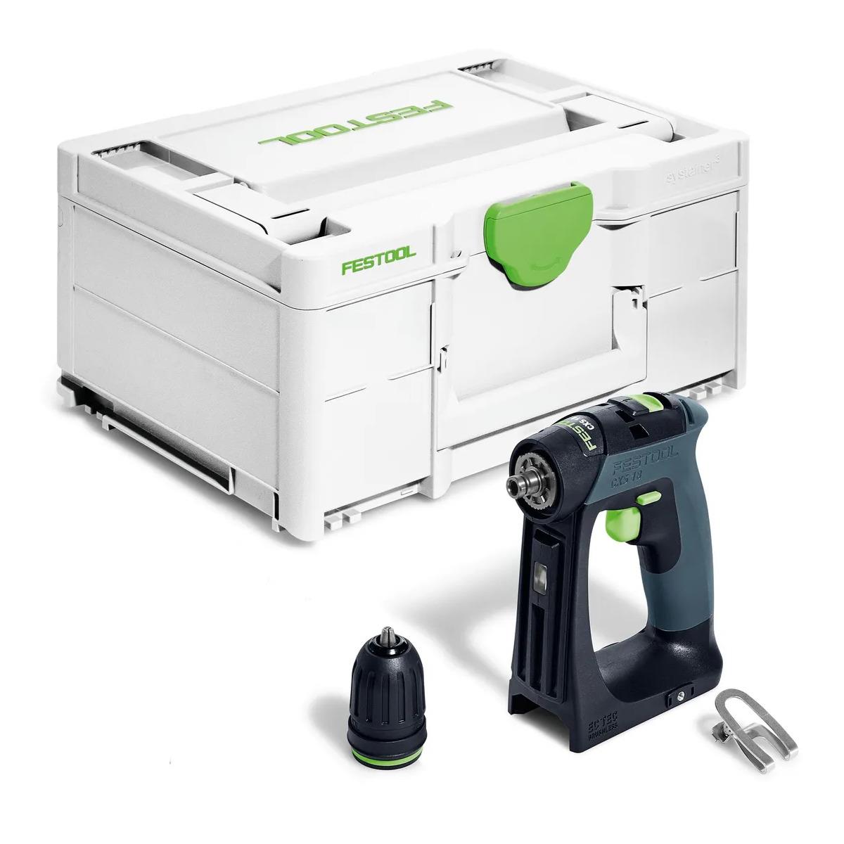Festool CXS 18-Basic GB 18V Brushless Drill Driver Body Only In Systainer - 577286