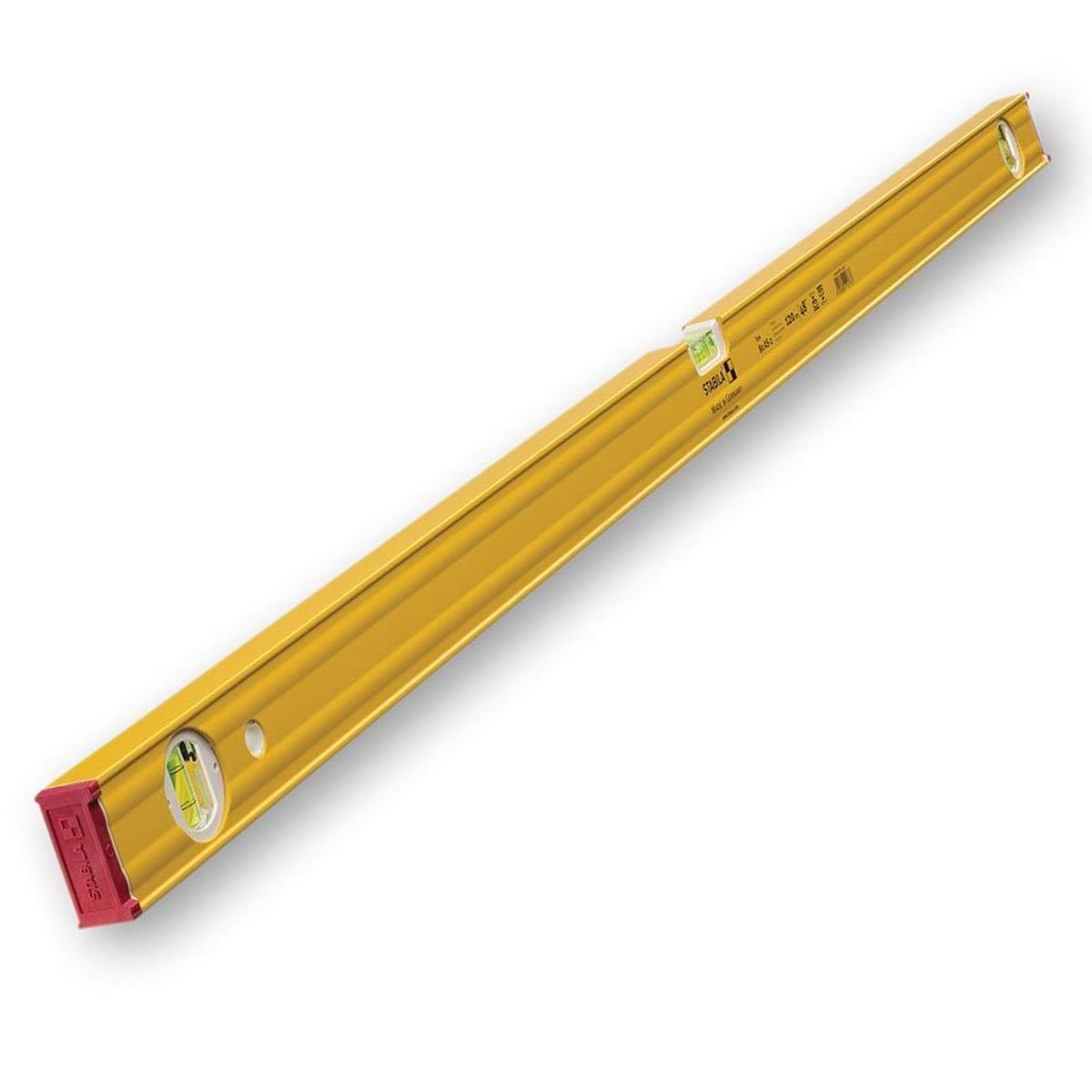 Stabila STB962120 96-2 122cm / 48in Spirit Level 3 Vial - 15229 With 25cm Magnetic Rare Earth Torpedo Level