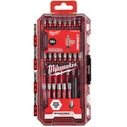 Milwaukee Shockwave Impact Duty Bit Set 38 Piece 4932492009