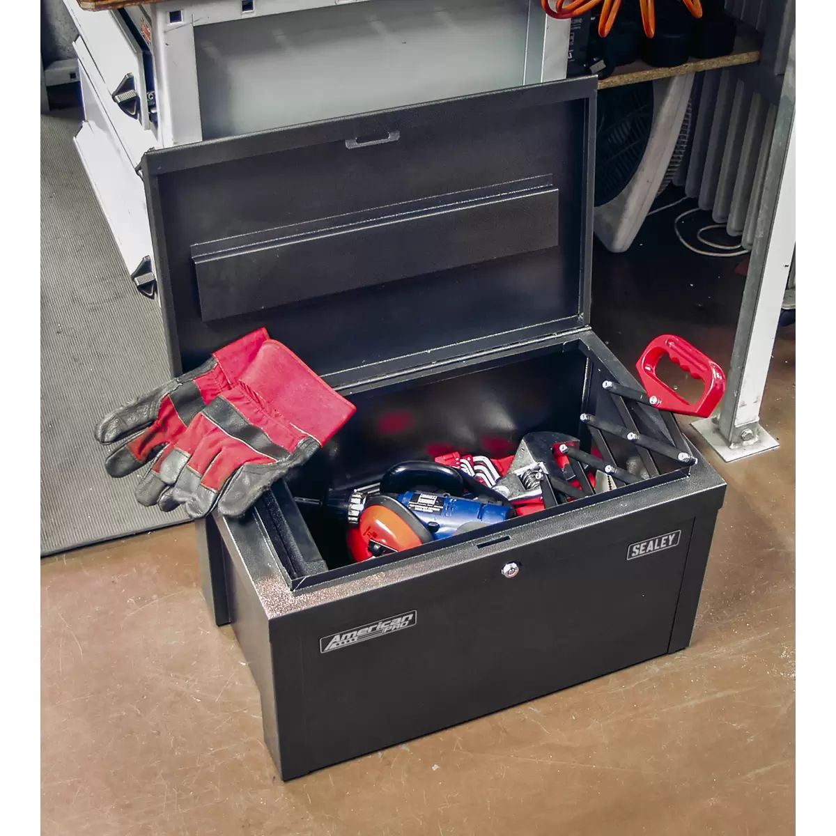 Sealey SB565 Steel Storage Chest 565 x 350 x 320mm