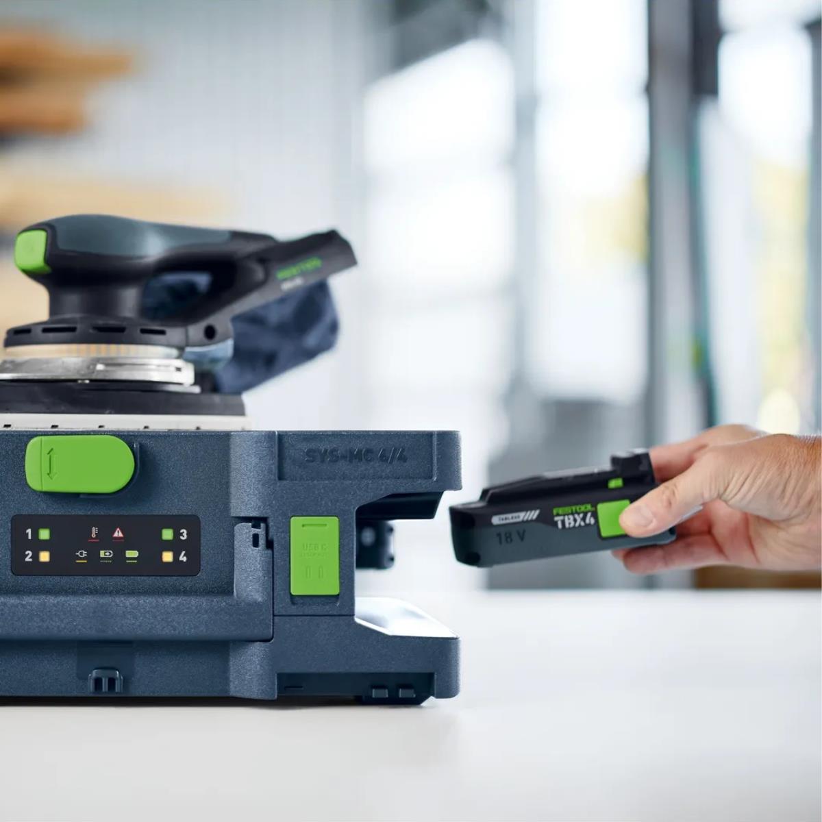 Festool SYS-MC 6/4 10.8 -18V 4 Port Rapid Charger 230V - 578502