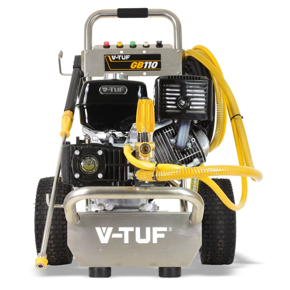V-TUF GB110 21L/min Industrial 13HP Gearbox Driven Honda Petrol Pressure Washer 3000psi & 200Bar