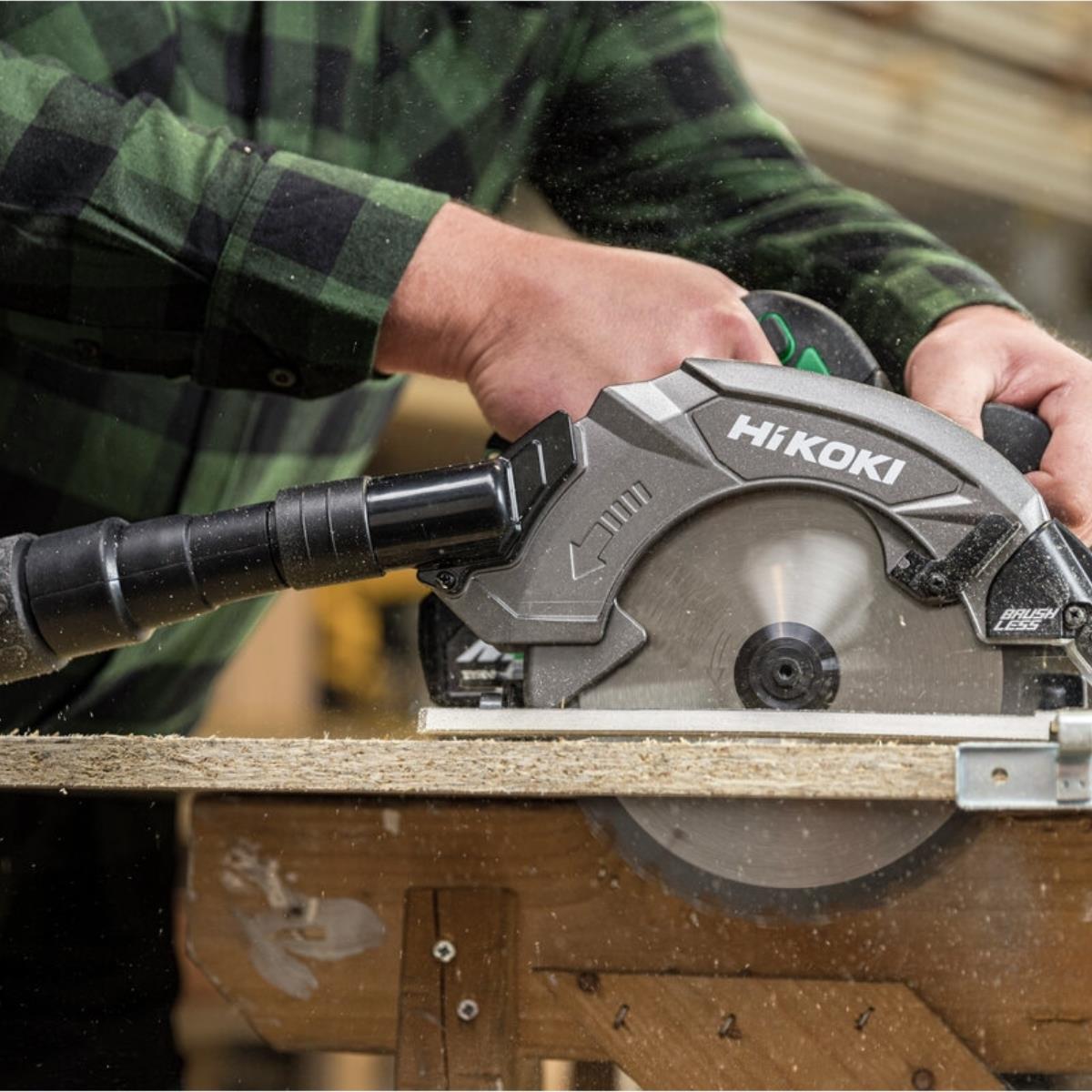 HiKOKI C1807DAW2Z 18V Brushless 190mm Circular Saw with 1 x 5.0Ah Battery, Charger & Case