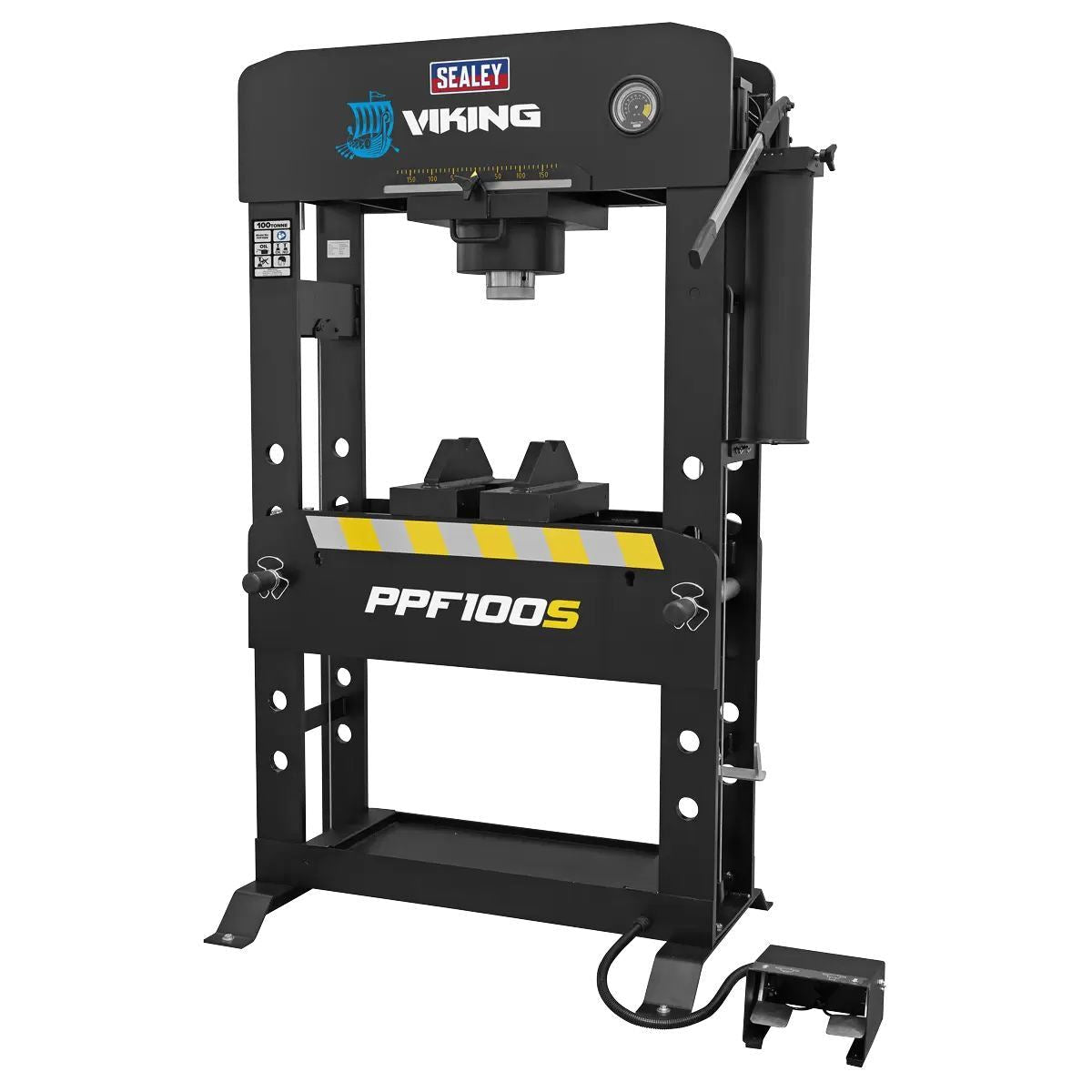 Sealey PPF100S Air/Hydraulic Press 100 Tonne Floor Type