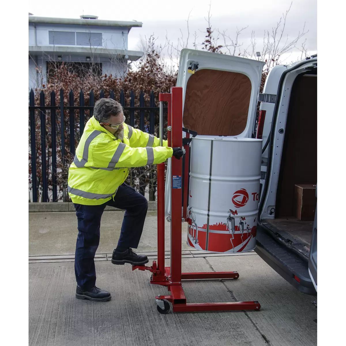 Sealey DH03 Hydraulic Drum Truck & Van Loader 205L