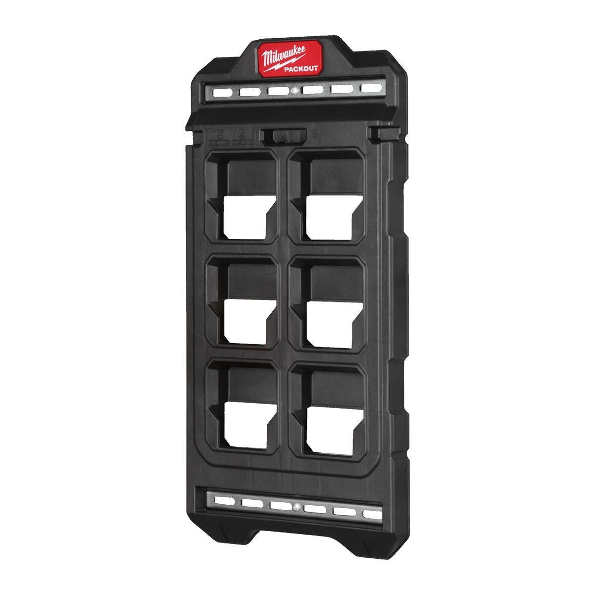 Milwaukee Packout Compact Mounting Plate with M12 & M18 Battery Holder