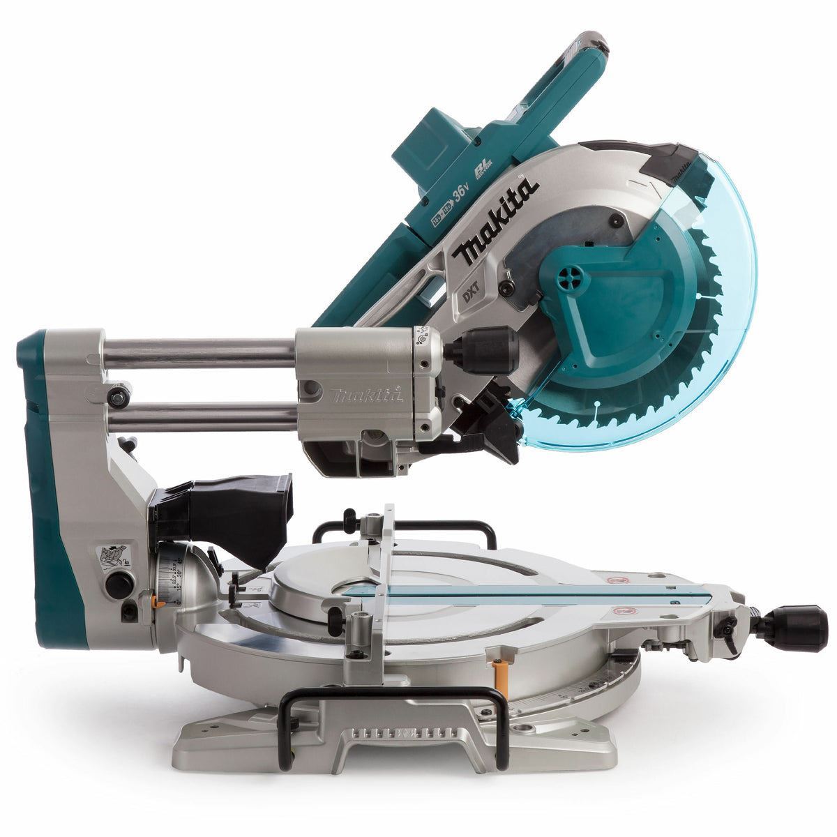 Makita DLS110Z 36V Brushless 260mm Slide Compound Mitre Saw with 2 x 3.0Ah Battery & Charger