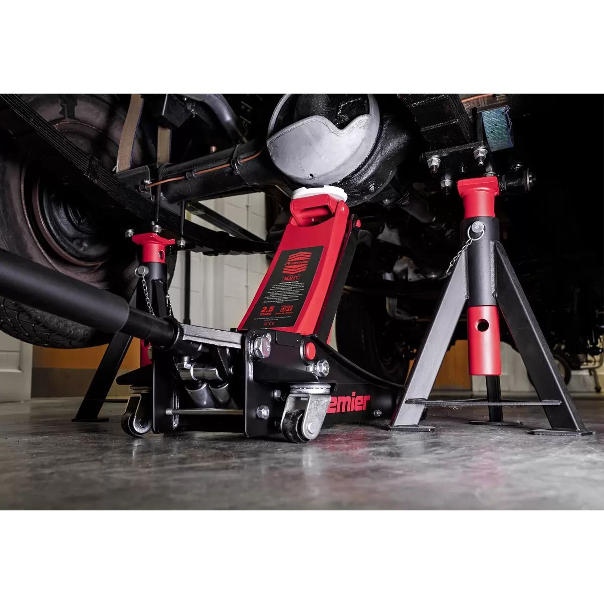 Sealey 2500LE Trolley Jack 2.5 Tonne Ton 85mm Ultra Low Entry Lowered Car Van