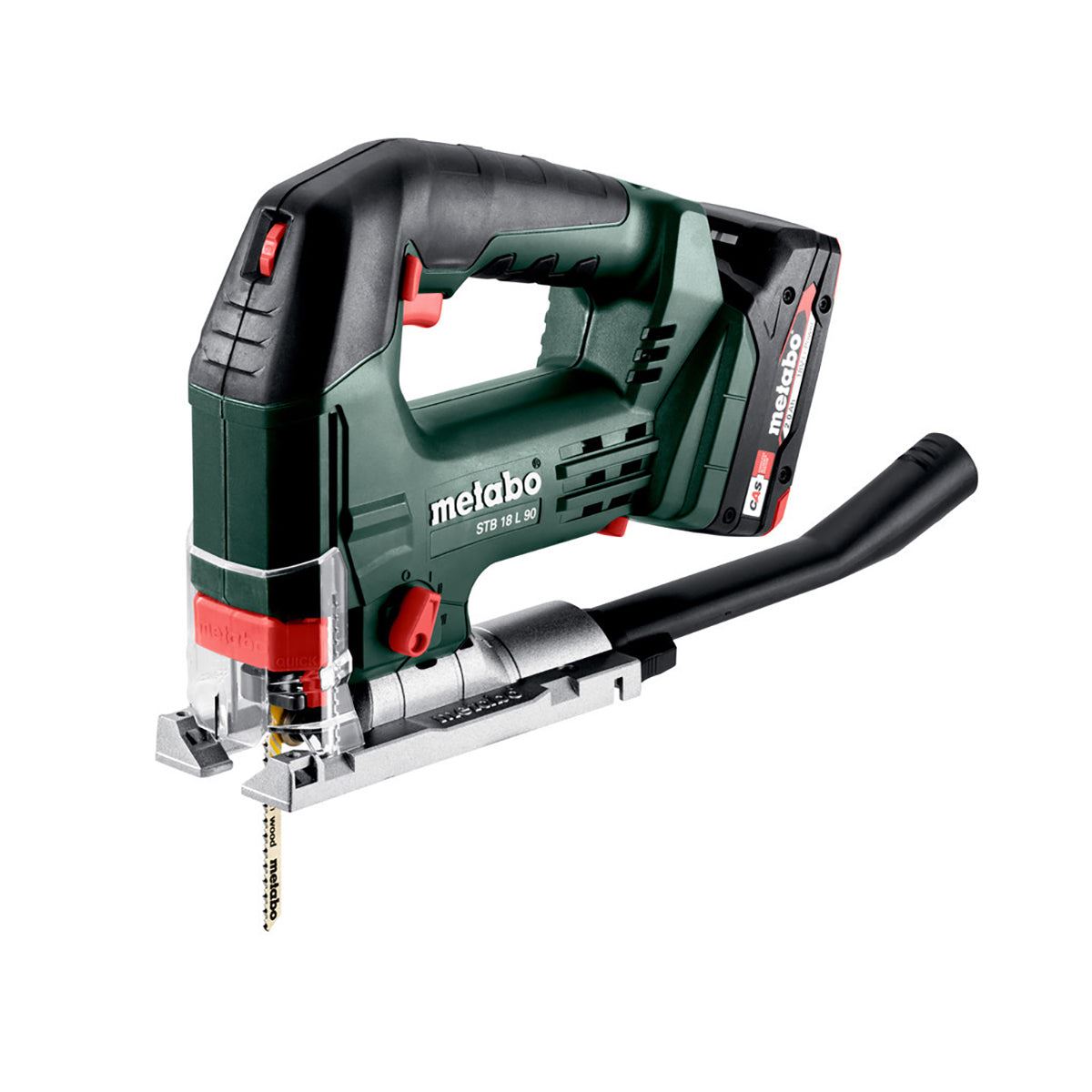 Metabo STB 18 L 90 18V Bow Handle Jigsaw with 1 x 2.0Ah Battery Charger & Metabox