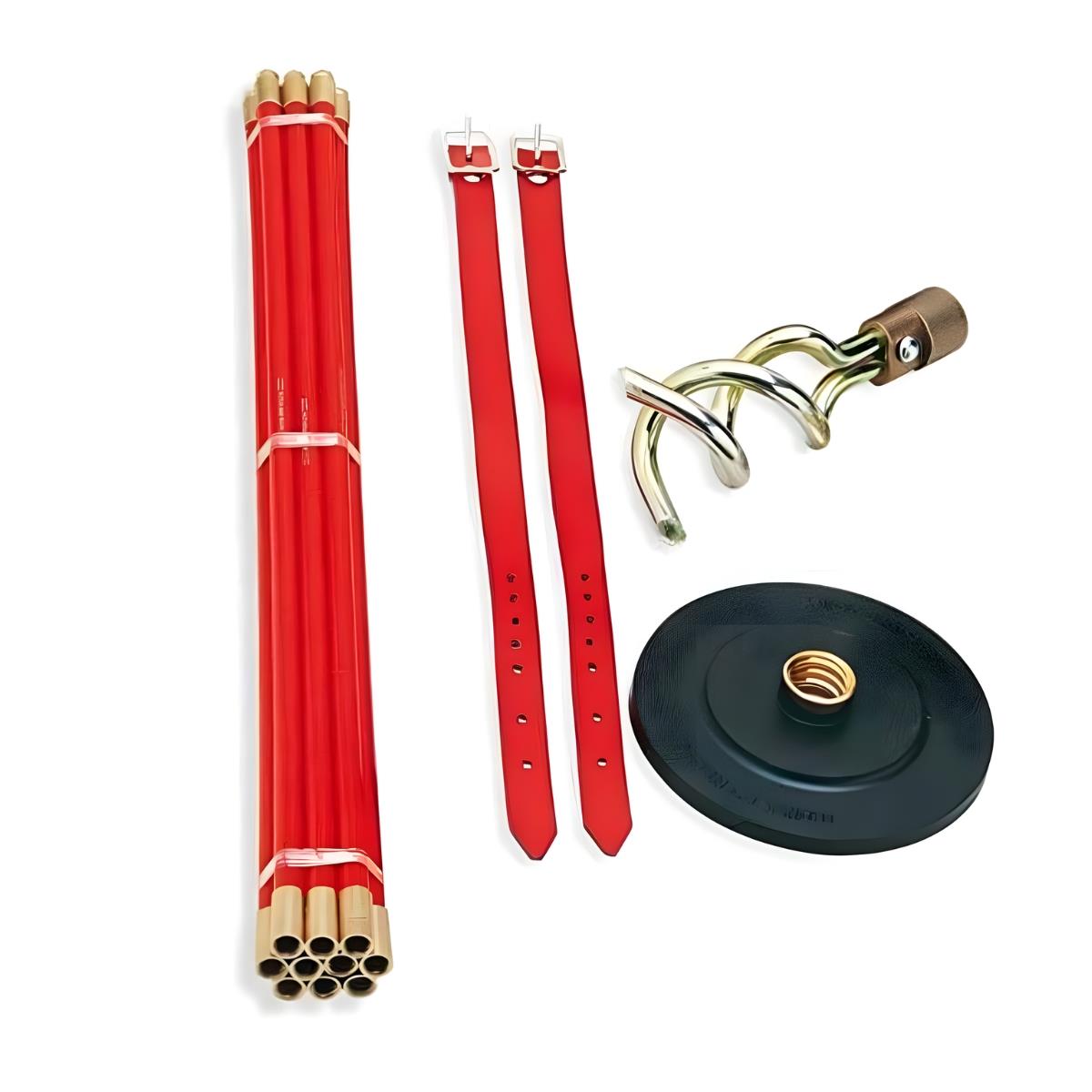 Rothenberger 130080 Universal Drainrod with Plunger, Worm Screw & Straps