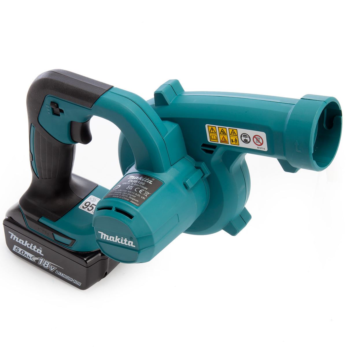 Makita DUB186RT 18V LXT Cordless Blower With 1 x 5.0Ah Battery & Charger