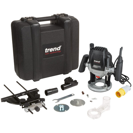 Trend T7ELK 1/2" Variable Speed Plunge Router 1750W 110V