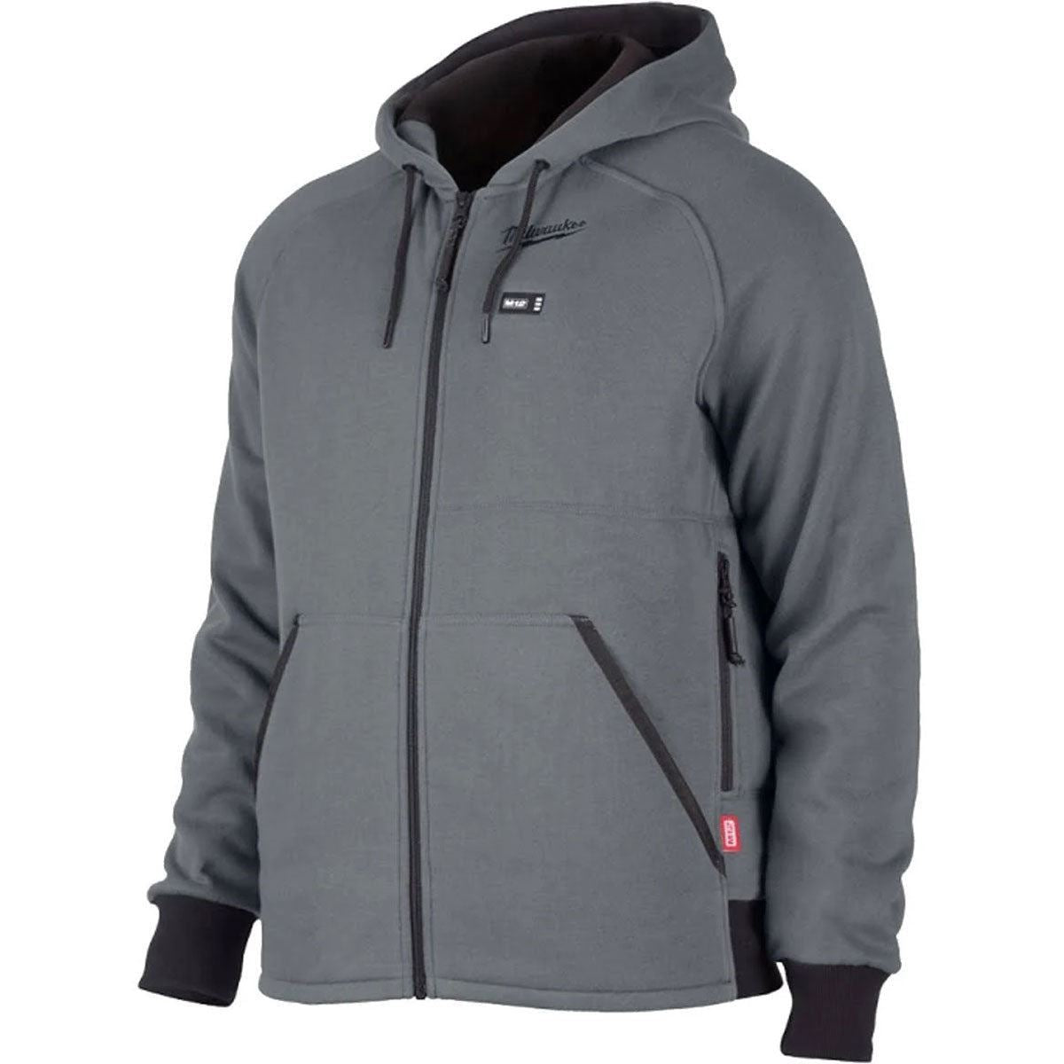 Milwaukee M12HHGREY4-0 12V Grey Heated Hoodie - XL Extra Large 4932480069
