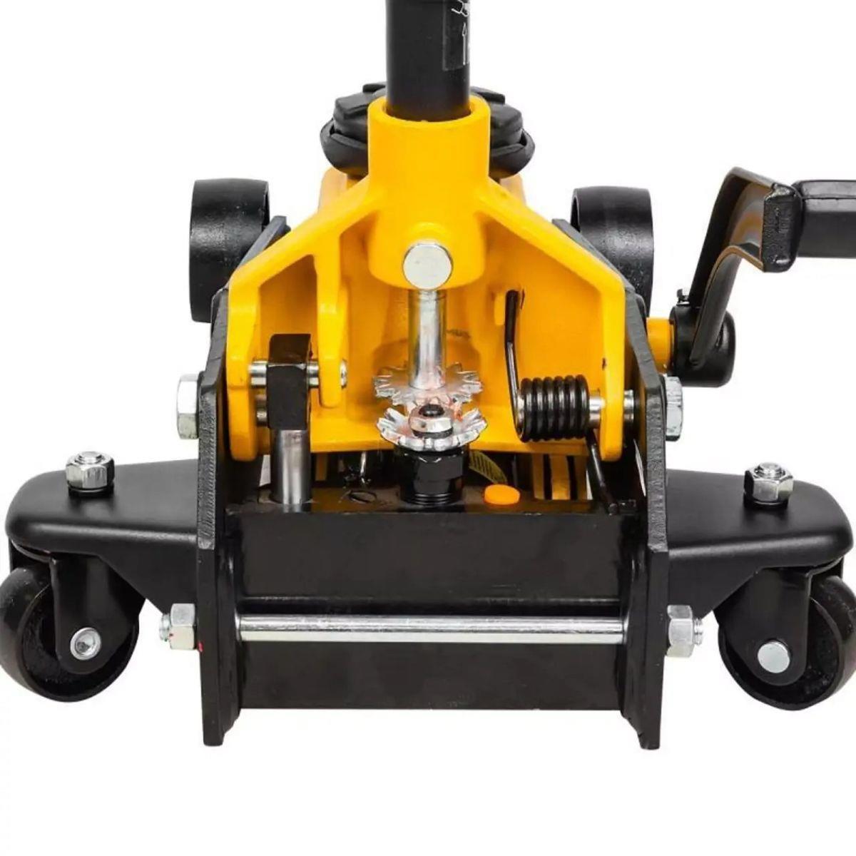 JCB-T83502 3 Tonne Hydraulic Trolley Jack, Quick Lift Pedal 500mm Max Height and Rubber Pad