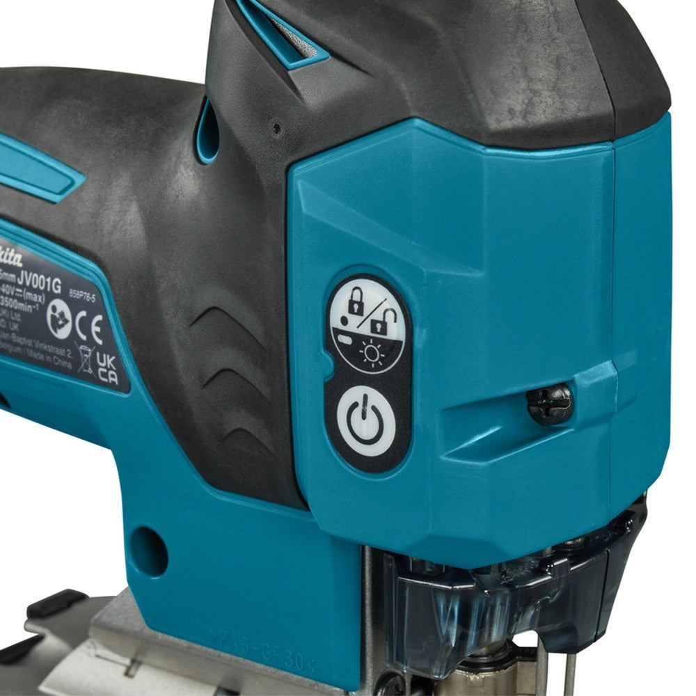 Makita JV001GZ01 40Vmax XGT Brushless Jigsaw with 1 x 5.0Ah Battery Charger & Case