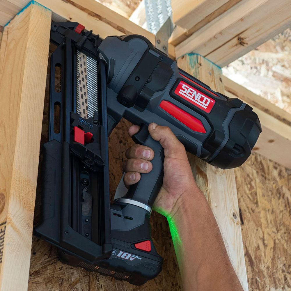 Senco F-35XP 2.0 Fusion 18V First Fix Framing Nailer with 2 x 3.0Ah Battery Charger & Case - 10G2003N Item Condition Box Opened Never Used