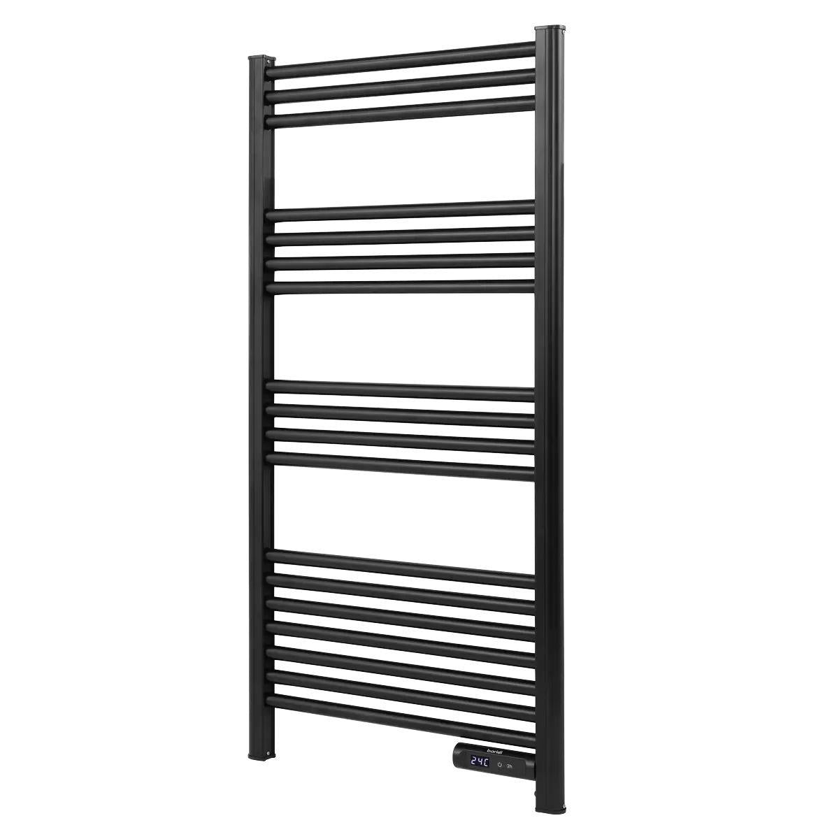 Sealey DH371 Baridi Electric Heated Towel Rail 1085 x 535mm with LED Display Black 230V