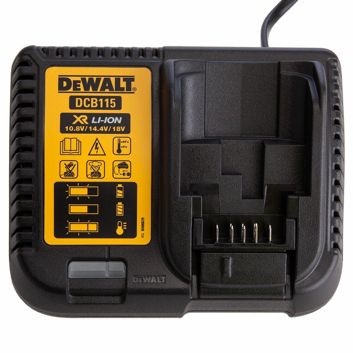 Dewalt XR 10.8-18V Li-ion Multi Voltage Battery Charger DCB115 Item Condition Used