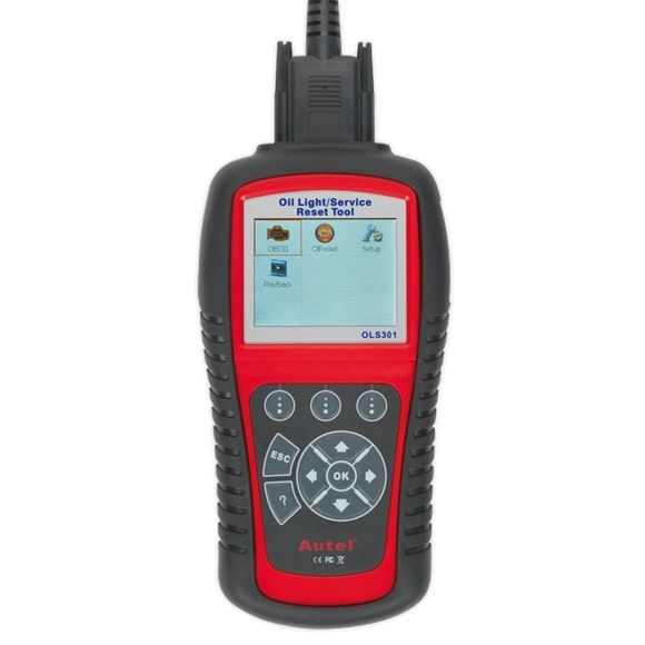 Sealey OLS301 Autel EOBD Code Reader Oil & Service Reset Tool