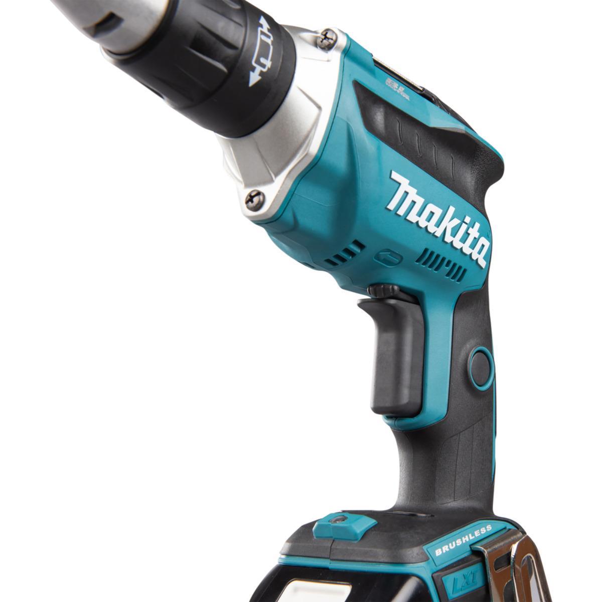 Makita DFS452TJX2 18V Brushless Collated Autofeed Drywall Screwdriver with 2 x 5.0Ah Batteries & Charger in Case