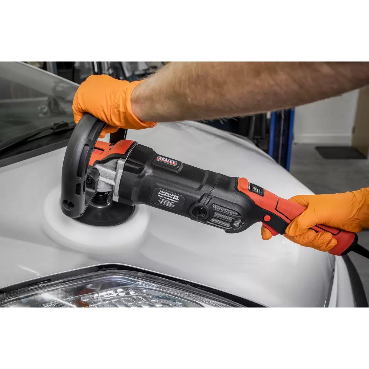 Sealey MS925PS Variable Speed 180mm Sander Polisher 230V/1400W