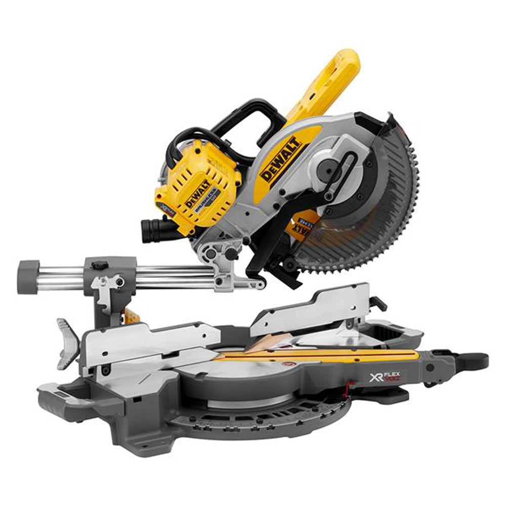 Dewalt DCS727N 54V XR FlexVolt Brushless Slide Mitre Saw with Leg Stand