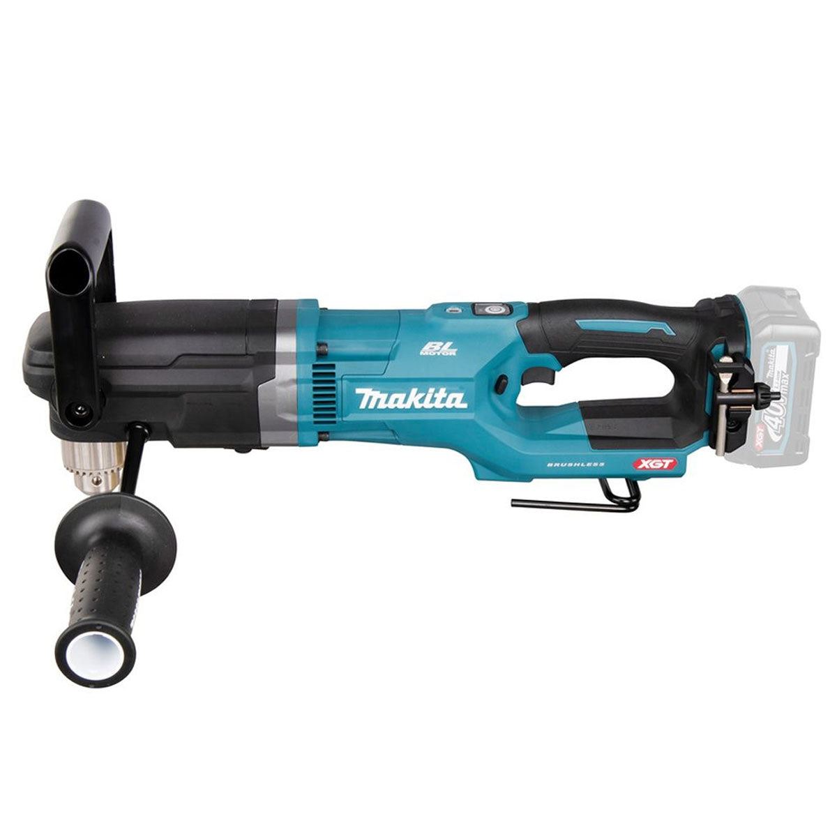 Makita DA001GD201 40V max XGT 13mm Cordless Brushless Angle Drill With 2 x 2.5Ah Batteries, Charger & Case