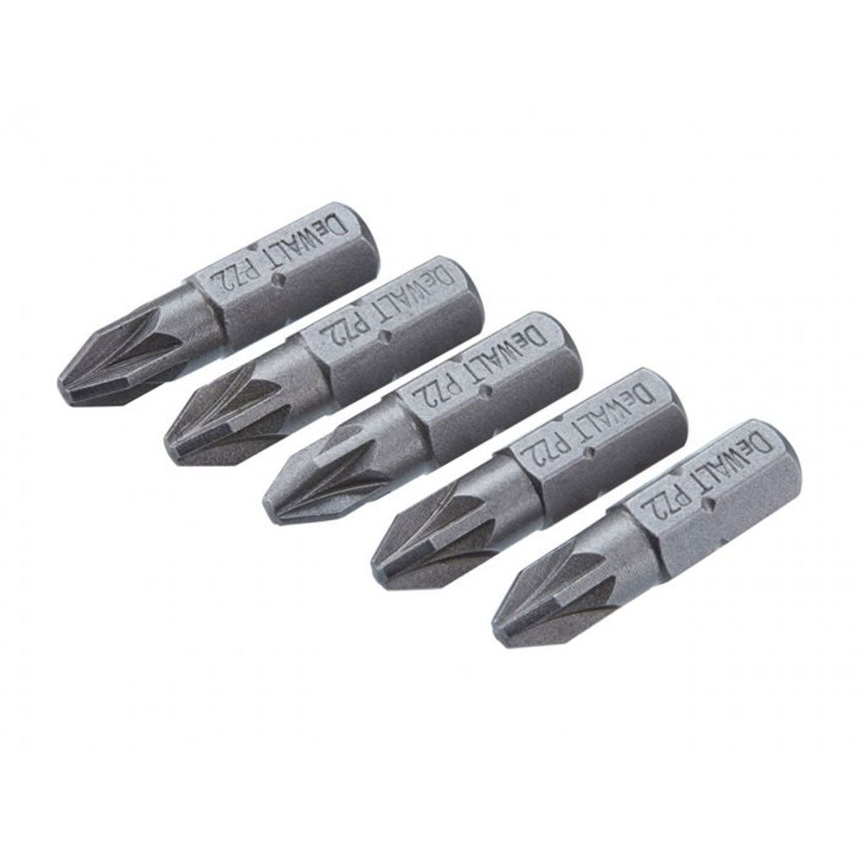 DeWalt DT71521-QZ 25mm PZ2 Standard Screwdriver Bits Tic Tac 25 Piece