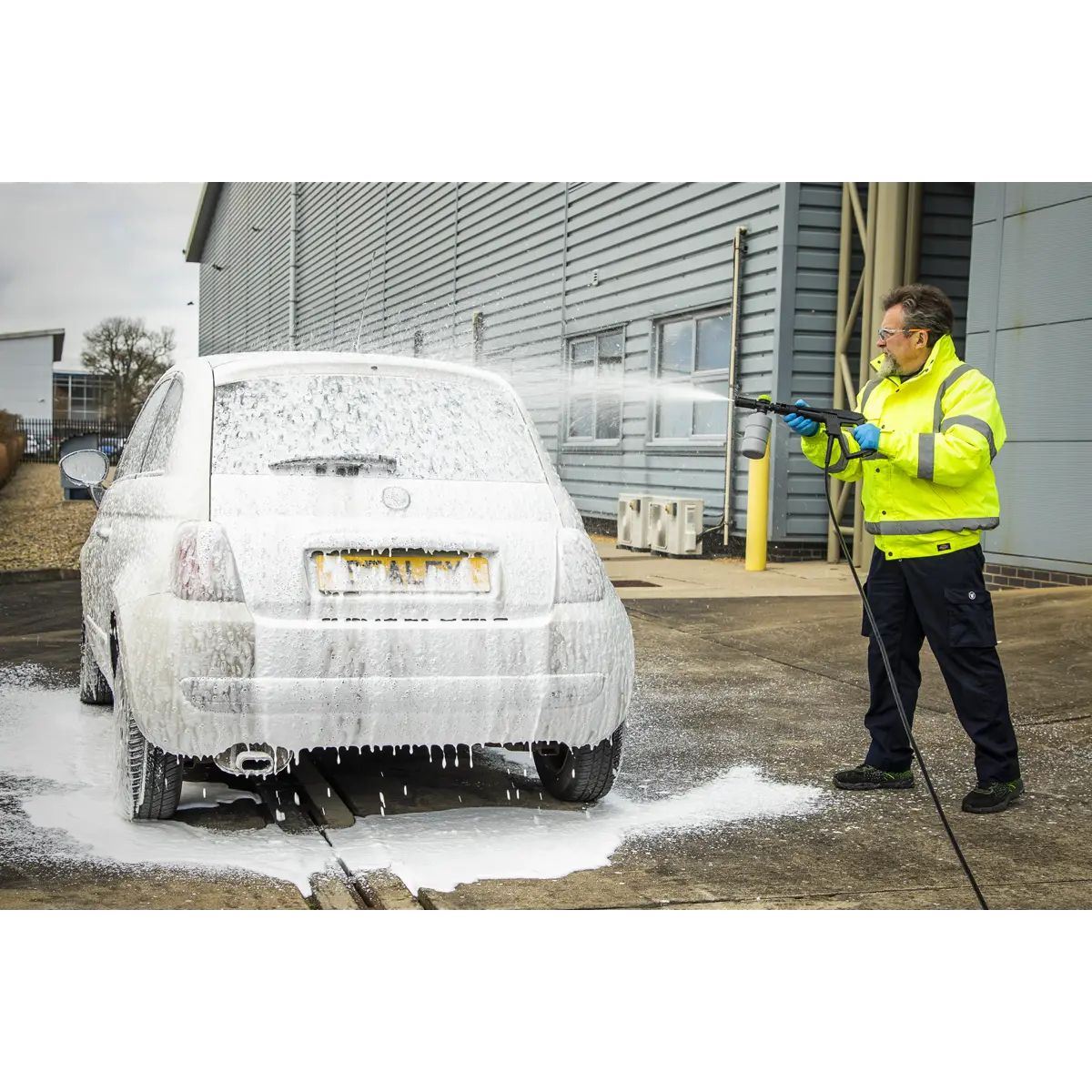 Sealey PW1860COMBO Pressure Washer with Snow Foam 130bar 420L/hr