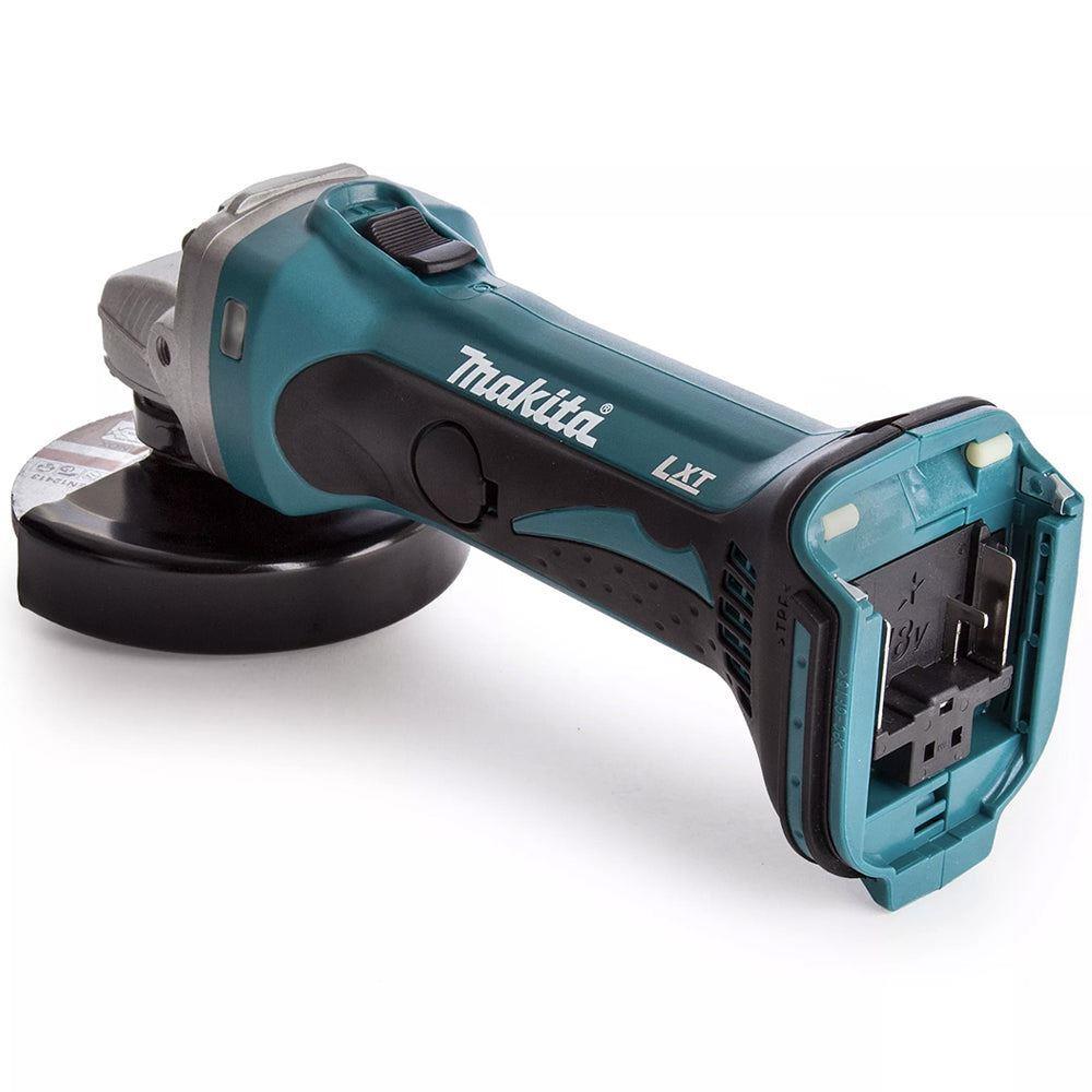 Makita DGA452Z 18V LXT 115mm Angle Grinder Body with 10 Piece Cutting Discs