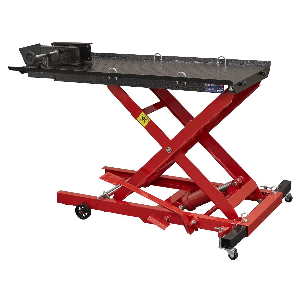 Sealey MC365 Hydraulic Motorcycle Motorbike Lift Ramp Bench 365kg Capacity