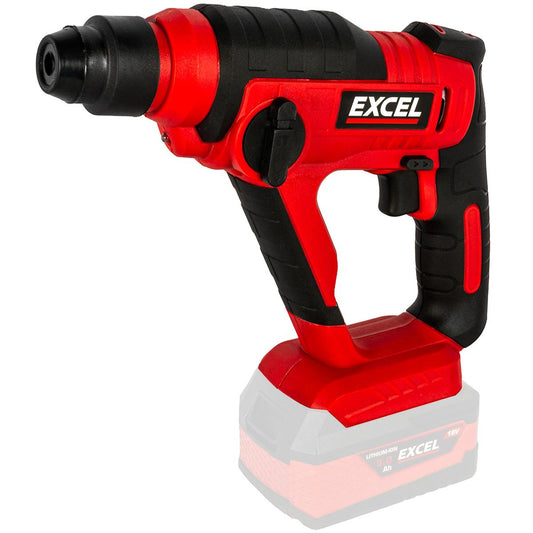 Excel 18V SDS+ Cordless Rotary Hammer Drill Body Only (Battery & Charger Not Included)