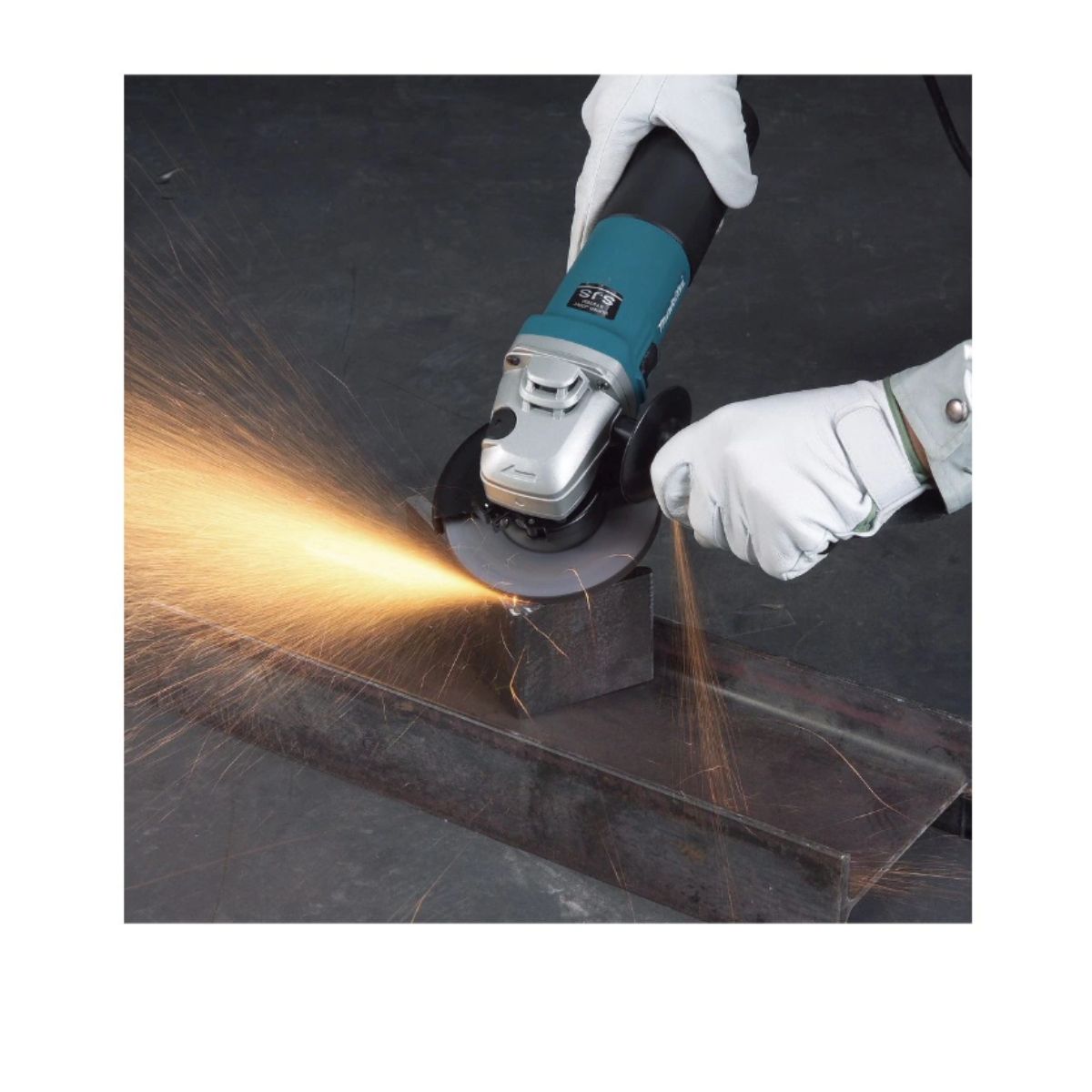 Makita 9565CVR/2 SJS Corded 125mm Angle Grinder 240V/1400W
