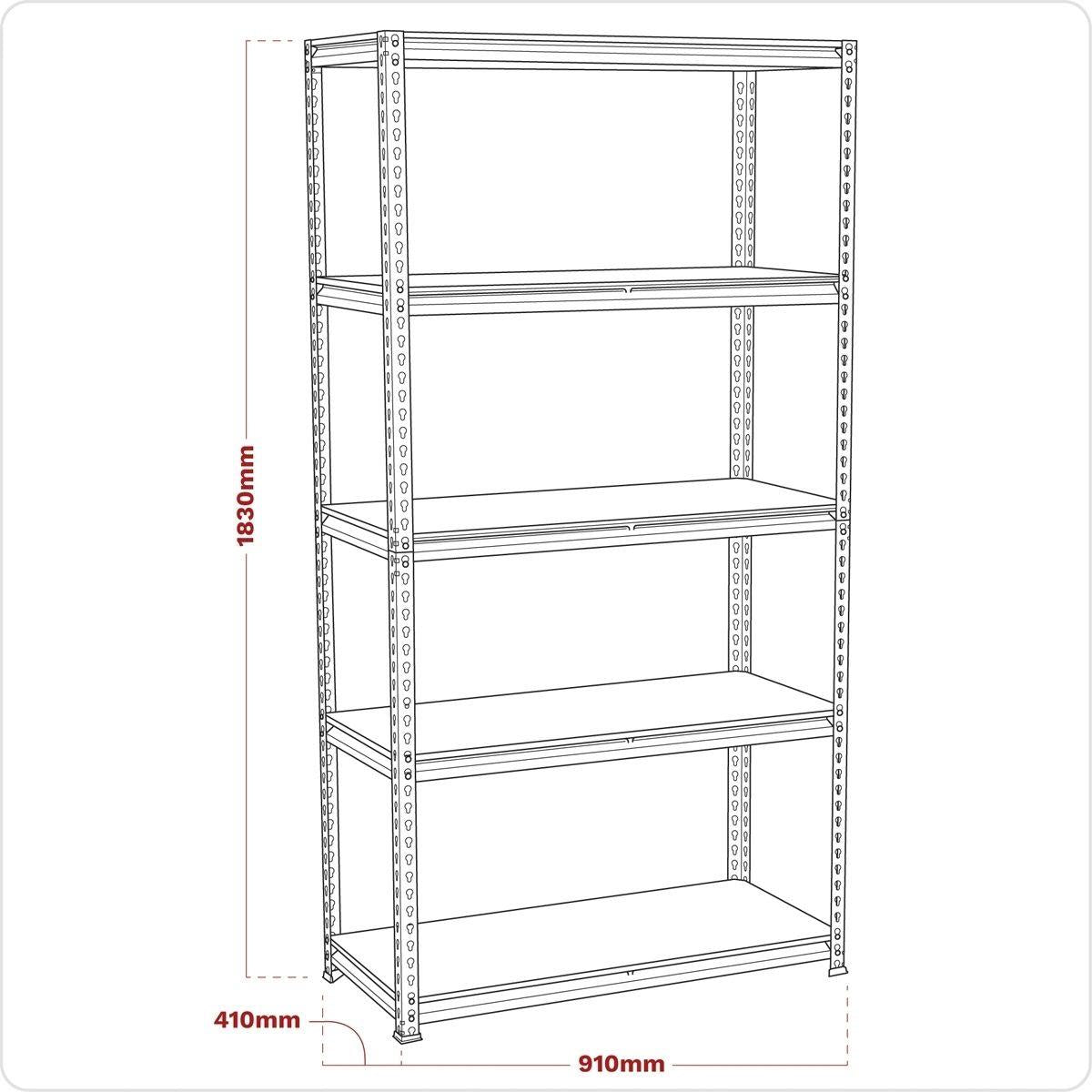 Sealey AP7200 Racking Unit 200kg Capacity Per Level