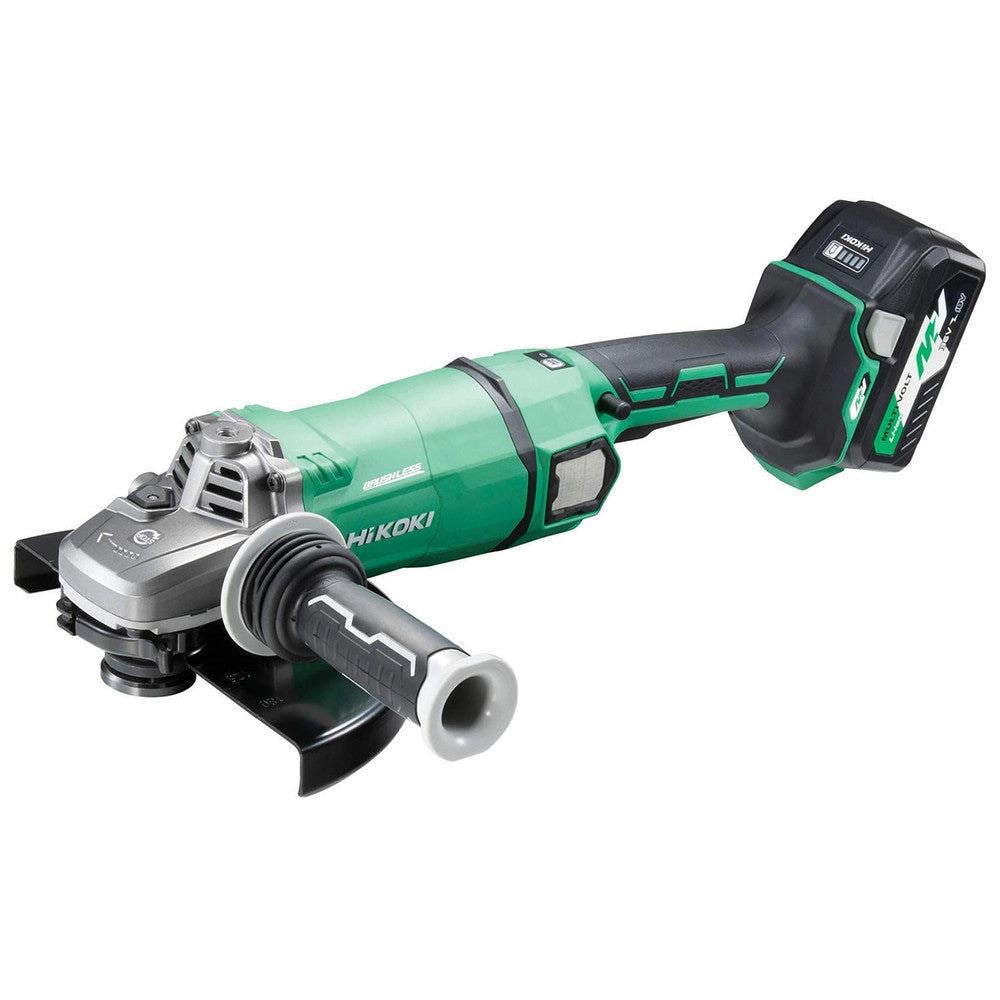 Hikoki G3623DAJAZ 36V Multivolt Brushless 230mm Angle Grinder with 2 x 4.0Ah Batteries, Charger & Case