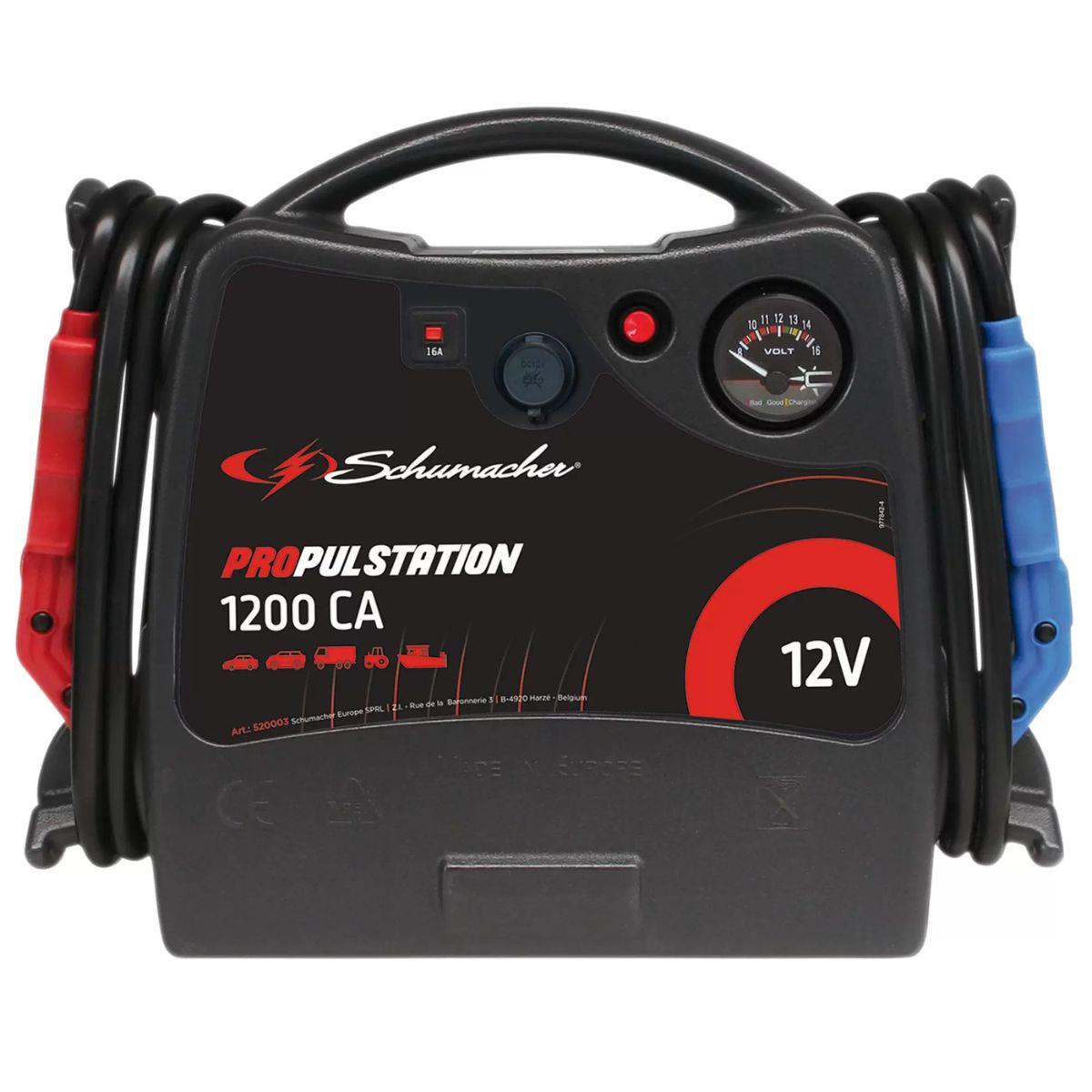 Schumacher 12V-1200CA Propulstation Start Booster and Docking Station 13611