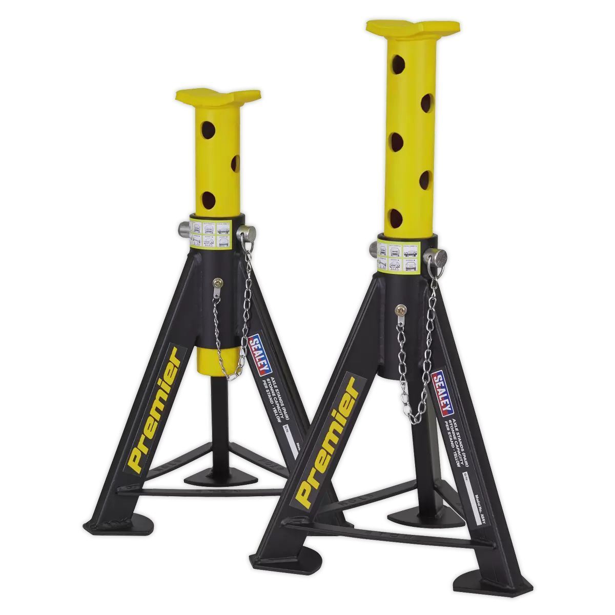 Sealey AS6Y Axle Stands 6 Tonne Capacity per Stand