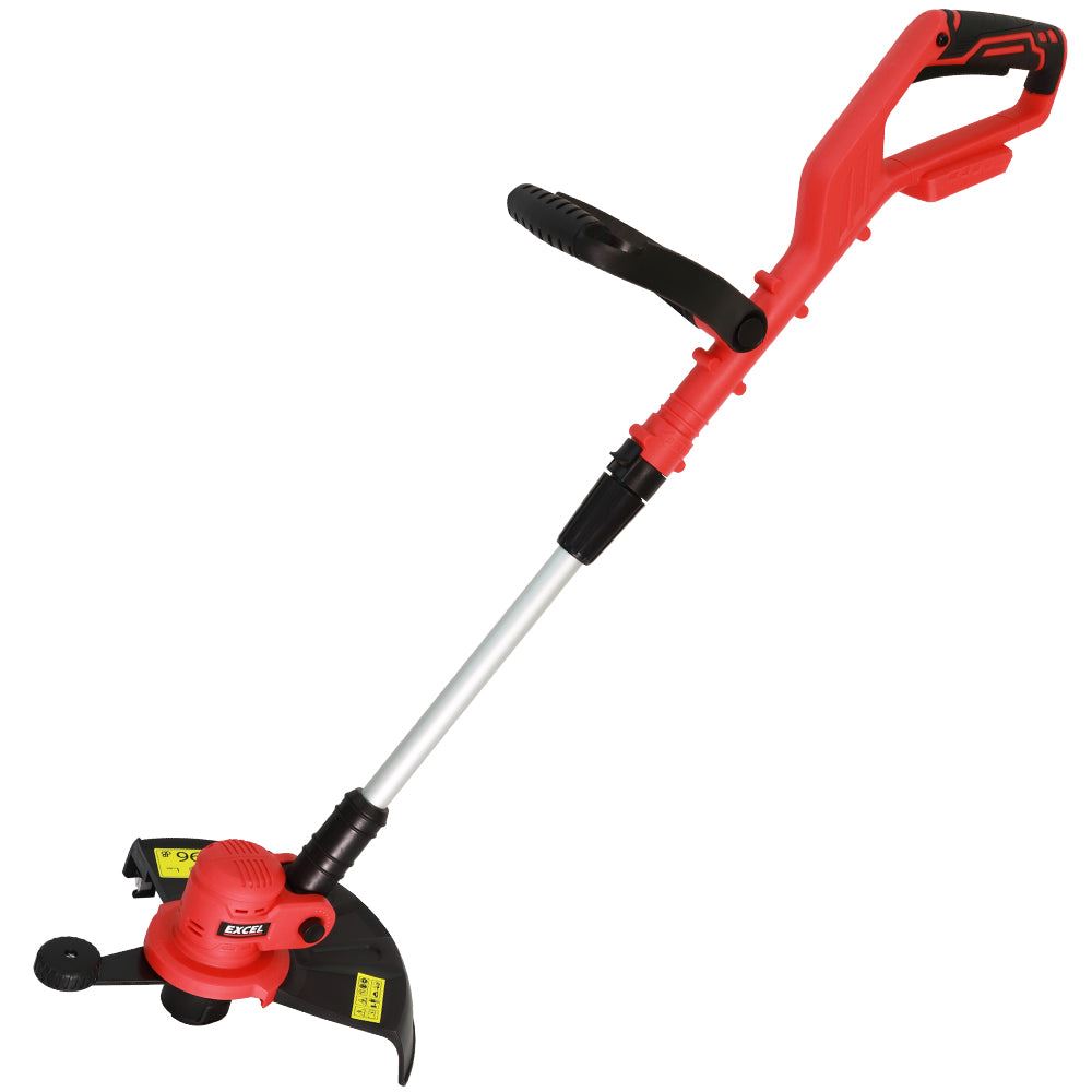 Excel 18V 300mm Grass Trimmer Cutter with 1 x 4.0Ah Battery & Fast Charger