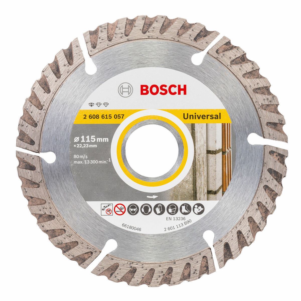 Bosch 115mm Diamond Cutting Disc Standard For Universal - 2608615057