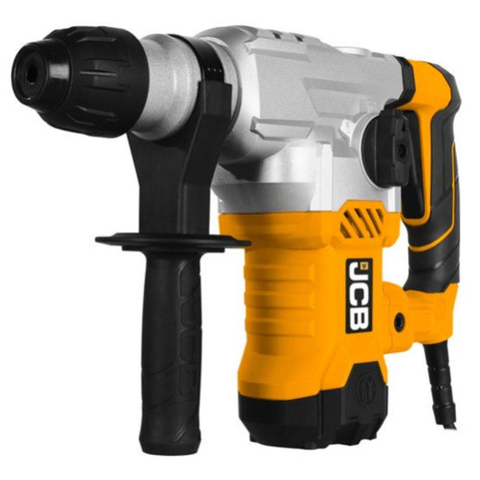 JCB 21-RH1500 Corded SDS Plus Rotary Hammer Drill Anti-Vibration Handle With 3m Cable 230V/1500W