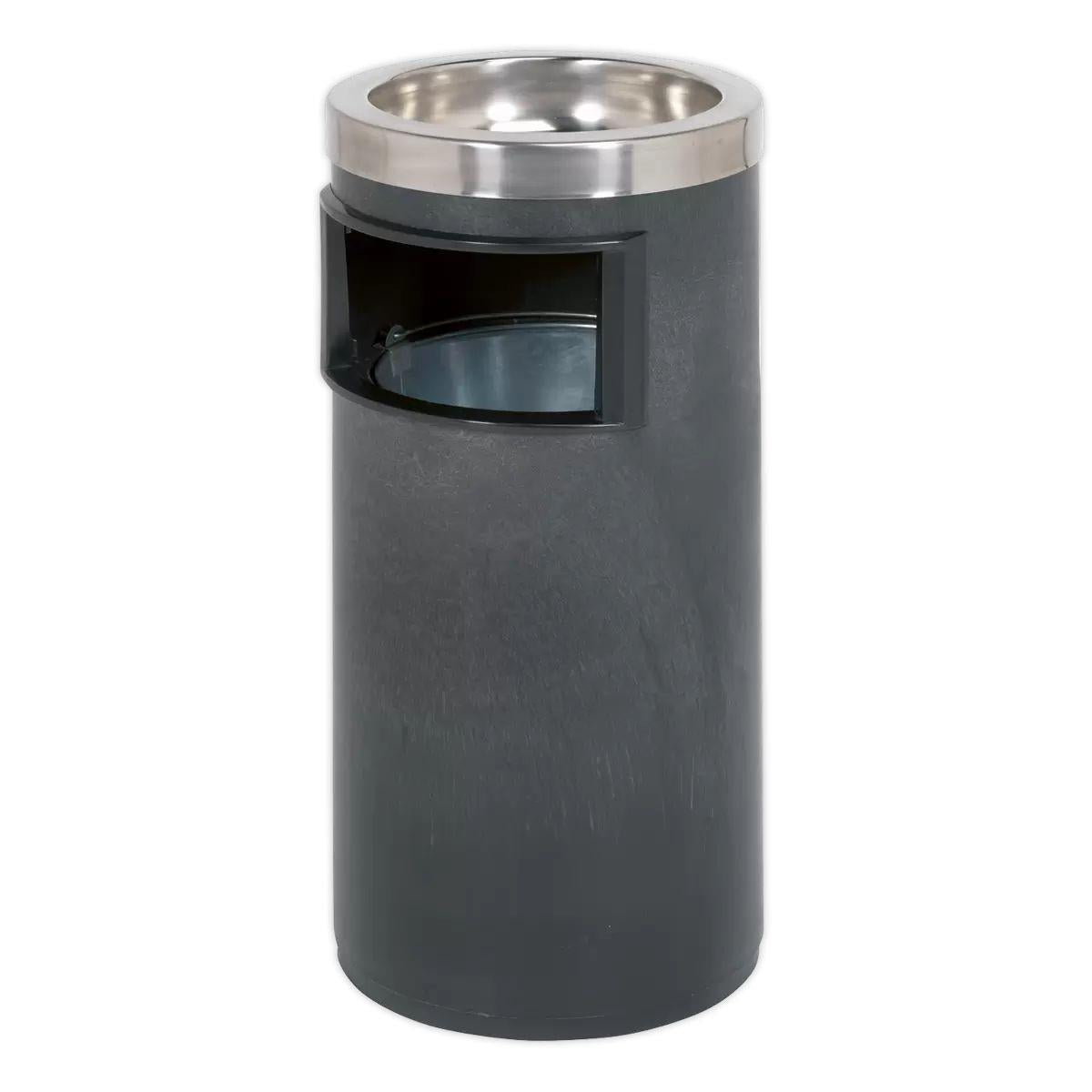 Sealey RCB06 Cigarette Ashtray & Litter Bin 8L