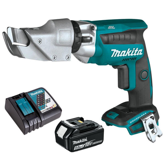 Makita DJS131Z 18V LXT Brushless Metal Shear with 1 x 5.0Ah Battery & Charger