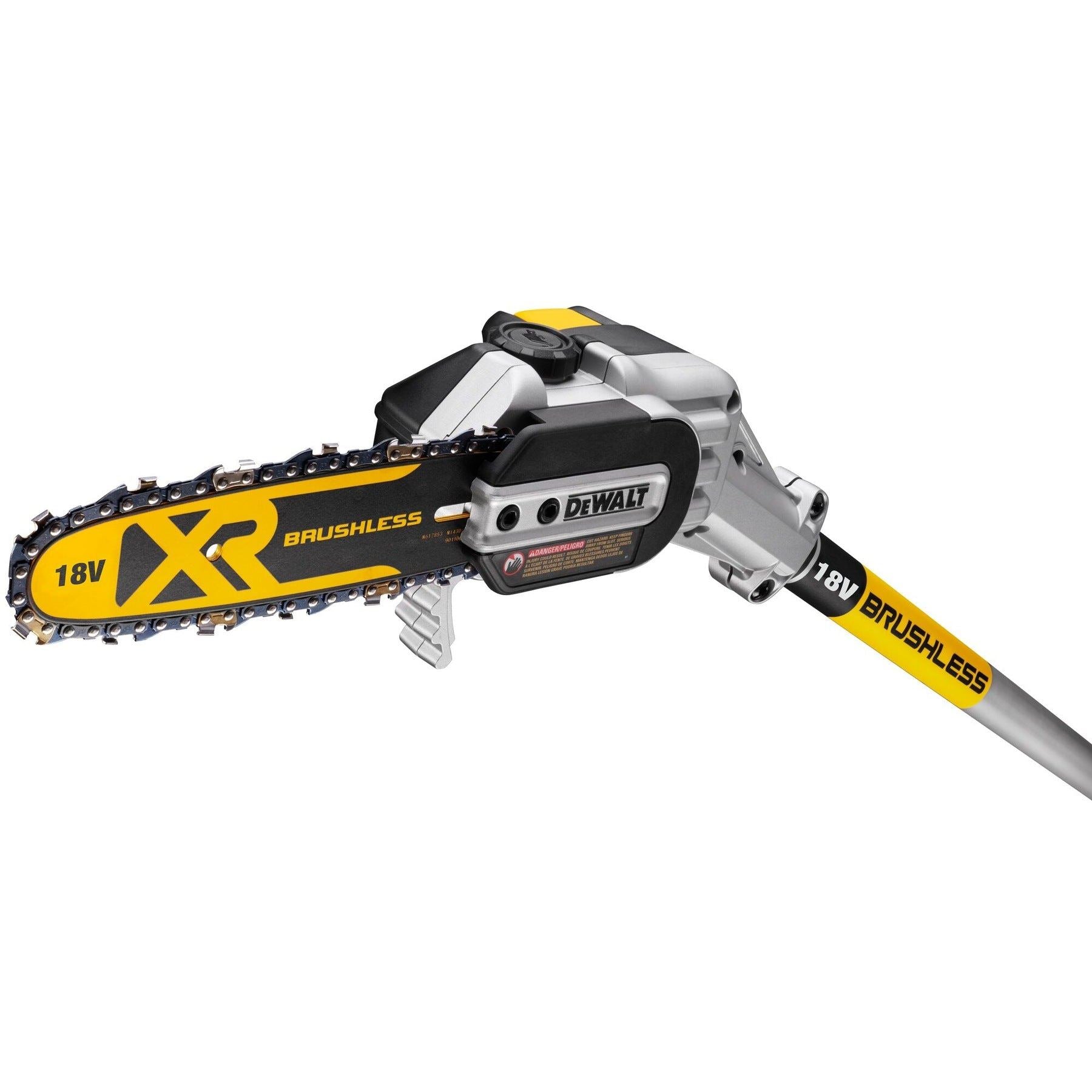 Dewalt DCMPS567N-XJ 18V XR Brushless Telescopic Pole Chainsaw with 1 x 5.0Ah Battery & Charger