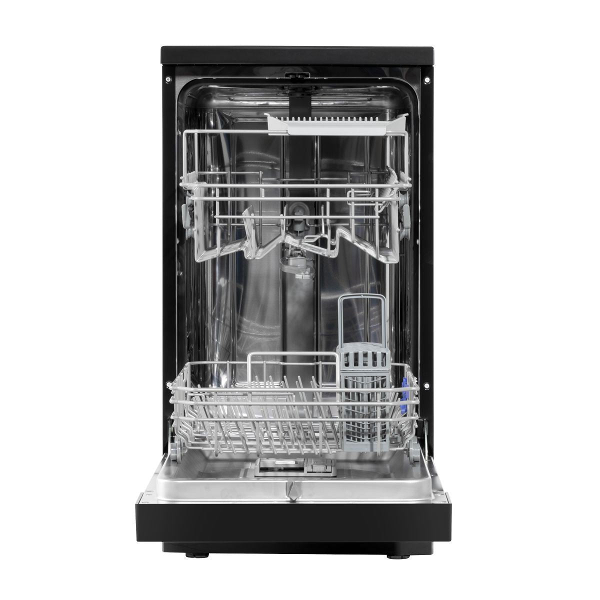 Sealey DH267 Baridi Slimline Freestanding Dishwasher 45cm Wide 10 Place Settings Black