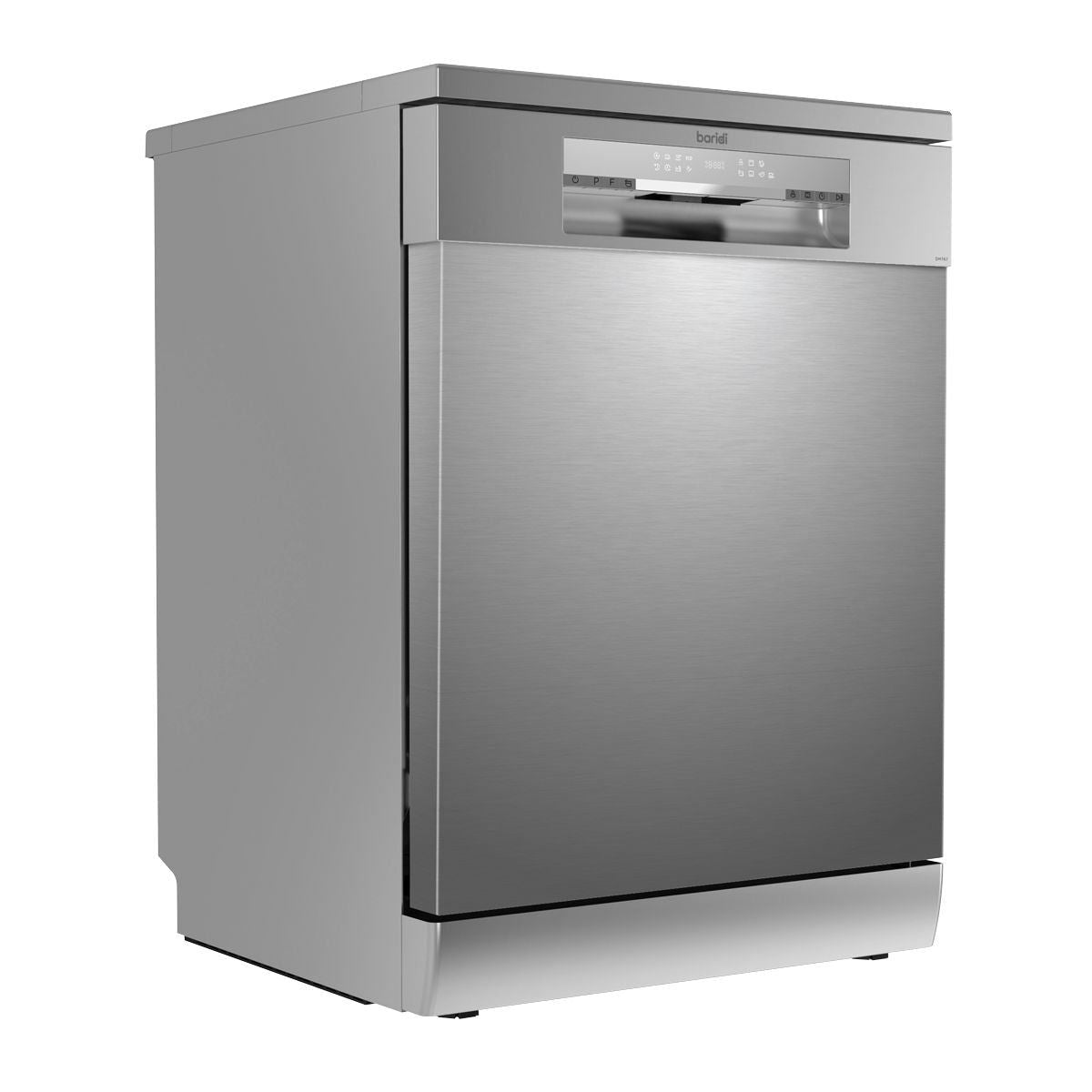 Sealey DH167 Baridi Regular Sized Freestanding Dishwasher 60cm Wide 14 Place Settings Silver