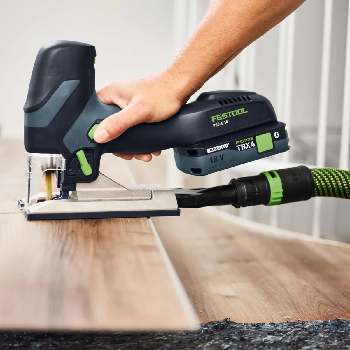 Festool PSC-E 18 EB-Basic 18V Cordless Pendulum Jigsaw 578521 with 1 x 8.0Ah Battery & Charger
