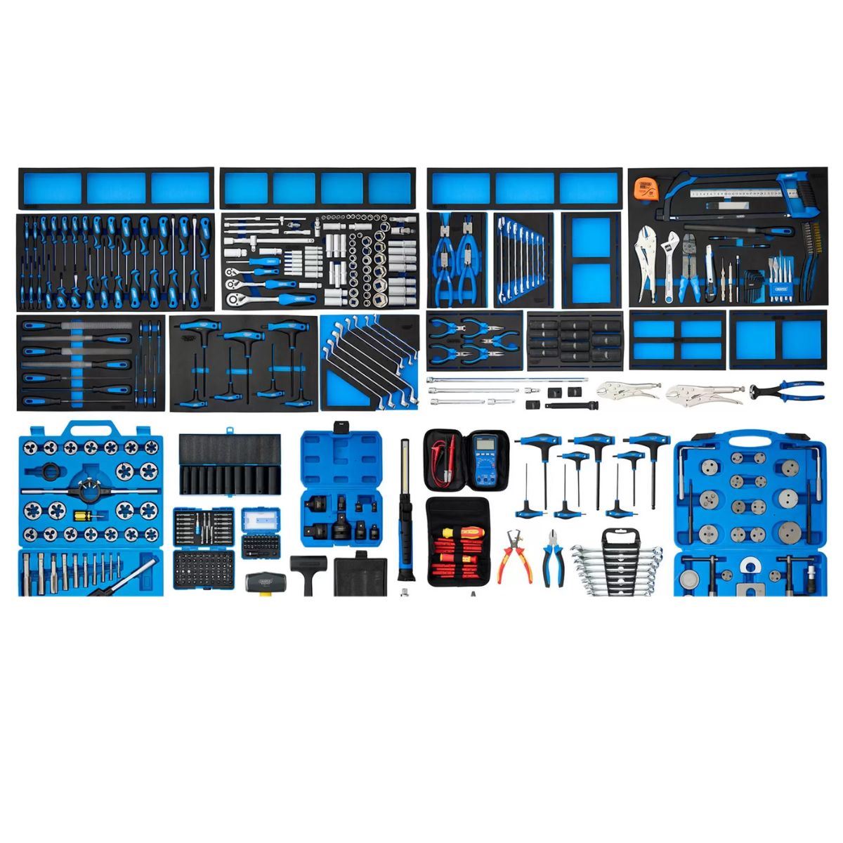 Draper Tools DTMEGA2019 26 Mechanics MegaKit 26 Inch Massive 700 Piece Tool Set 98888