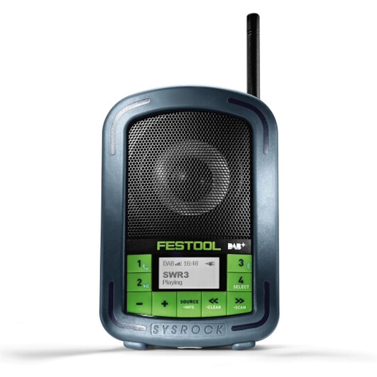 Festool SYSROCK BR 10 DAB+ Construction Site Digital Radio 230V GB With Bluetooth - 202112