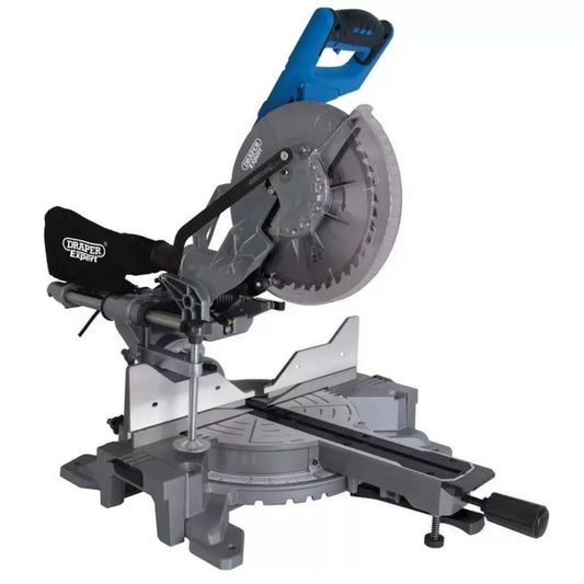 Draper SMS255E Double Bevel Sliding Compound Mitre Saw 255mm 230V/2000W 79899